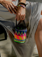 GOOD VIBES BUCKET BAG (RAINBOW)