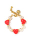 HEART TO HEART PEARL BRACELET