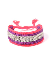 SUNKISSED SHORES BRACELET (PINK AND PURPLE)