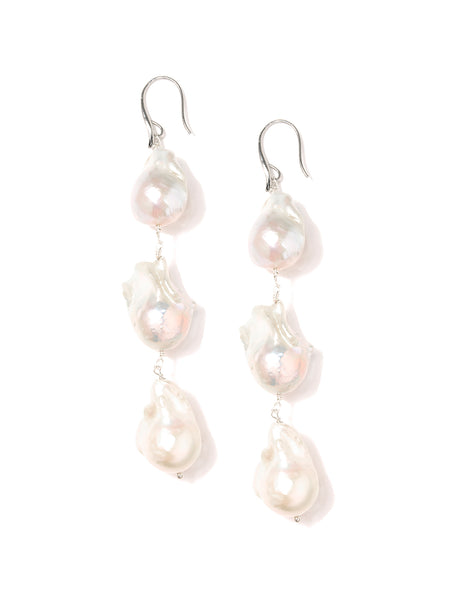 MOONLIT PEARL EARRINGS (WHITE)