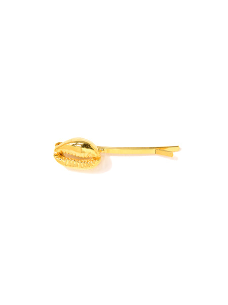 BOMBSHELL BOBBY PIN (COWRIE/GOLD)