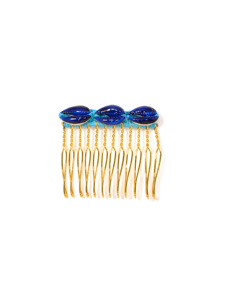 BEACH RAVE HAIR COMB (BLUE)