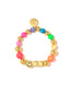 HAPPY AF BRACELET (RAINBOW TIE-DYE)