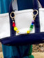 RAINBOW TOWN BAG/KEY LEASH (SMILE)
