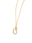 BIG HOOKER NECKLACE GOLD NECKLACE - Venessa Arizaga