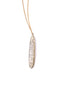 10' SINGLE FIN NECKLACE GOLD NECKLACE - Venessa Arizaga