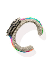 LOOK AT THE TIME CUFF (SILVER RAINBOW)
